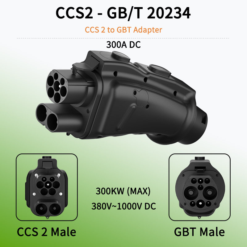 WUFEN For All Car Charge EV Ad - огляд і ціна Gb/T To Ccs2 200A Fast Charging Adapter
