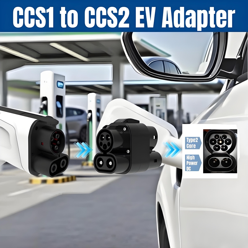 EV Charging Adapter 250A 250KW - огляд і ціна Ccs2 To Ccs1 Fast Charge Adapter 250Kw
