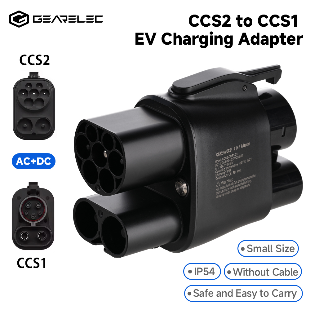 GEARELEC CCS2 to CCS1 Adapter  - огляд і ціна Ccs2 To Ccs1 Fast Charge Adapter 250Kw