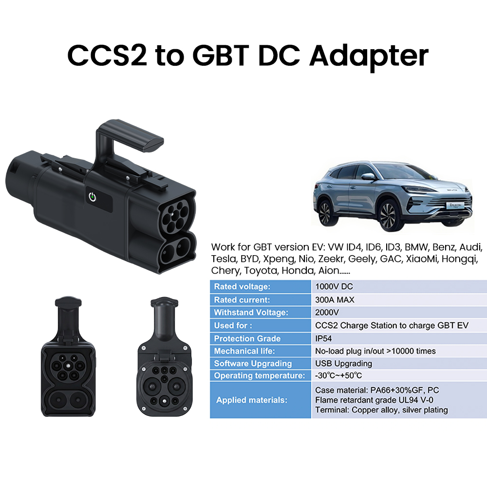 CCS2 to GB/T EV Converter Adap - огляд і ціна Gb/T To Ccs2 200A Fast Charging Adapter