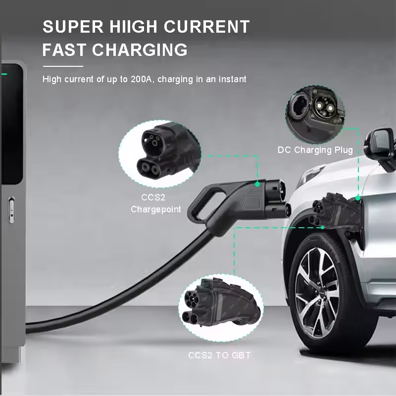 Dc Ccs2 to Gbt Adapter Combo 2 - огляд і ціна Gb/T To Ccs2 200A Fast Charging Adapter