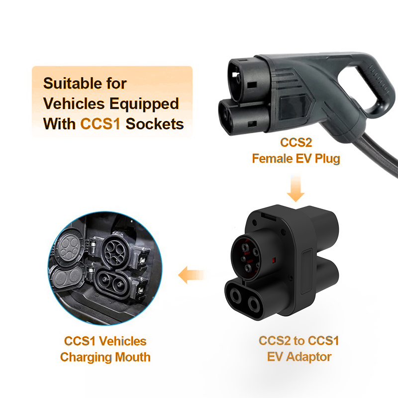 WUFEN 250KW CCS2 to CCS1 Adapt - огляд і ціна Ccs2 To Ccs1 Fast Charge Adapter 250Kw