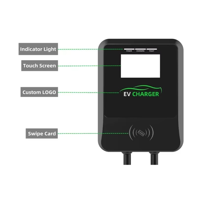 Wallbox 22kW EV Charging Stati - огляд і ціна 22Kw Wallbox Type 2 Ocpp Rfid