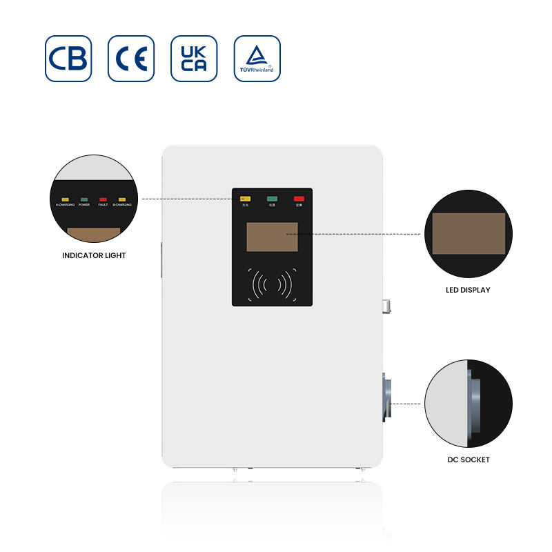 Khons 30KW Wallbox EV Charger  - огляд і ціна Dc Fast Charger 30Kw Wallbox Commercial