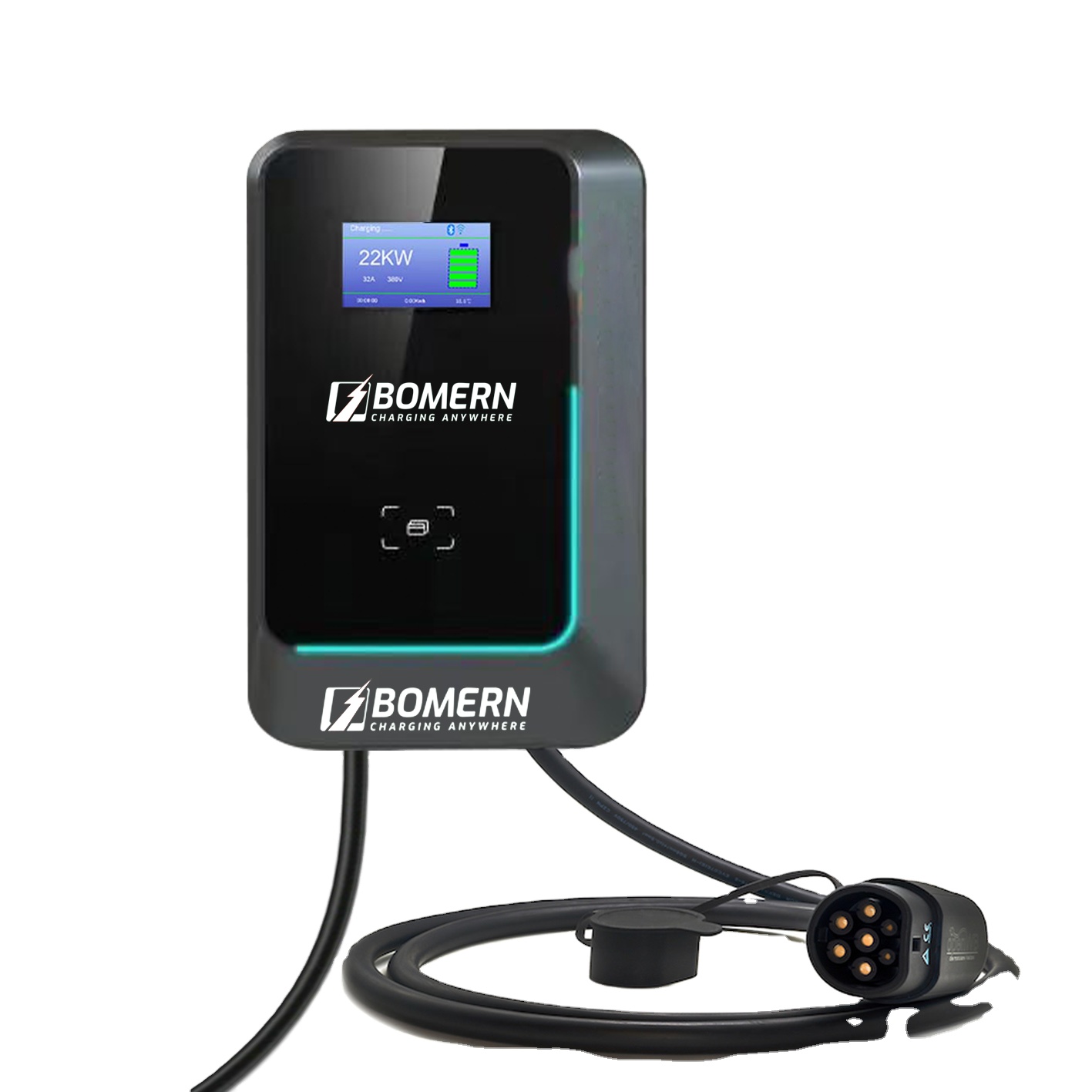 2025 Hot Sale 7kw/11kw/22kw AC - огляд і ціна 22Kw Wallbox Type 2 Ocpp Rfid