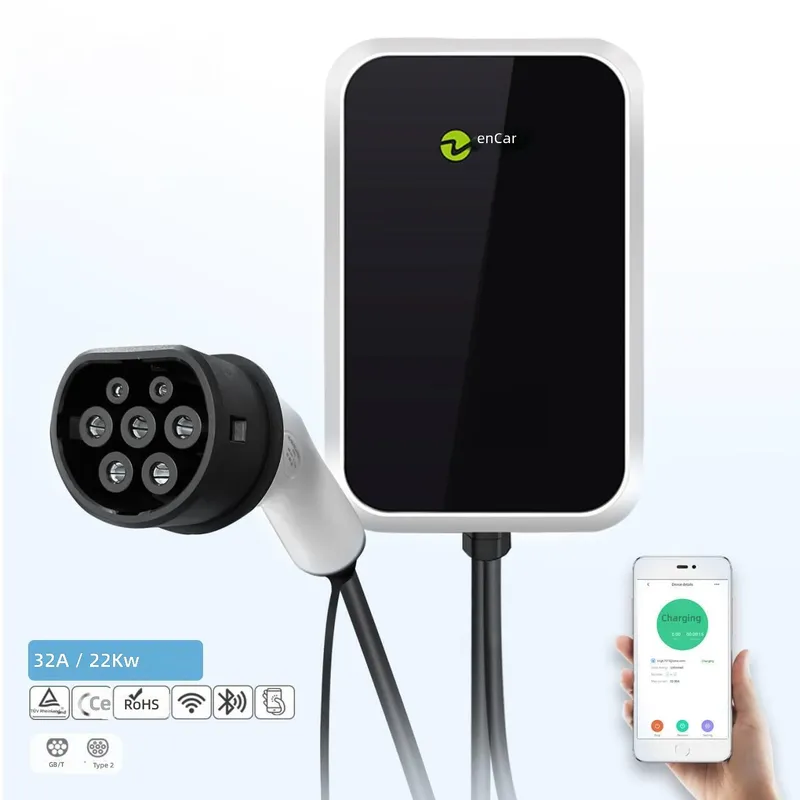22kW EV Charger Type 2 Wallbox - огляд і ціна 22Kw Wallbox Type 2 Ocpp Rfid